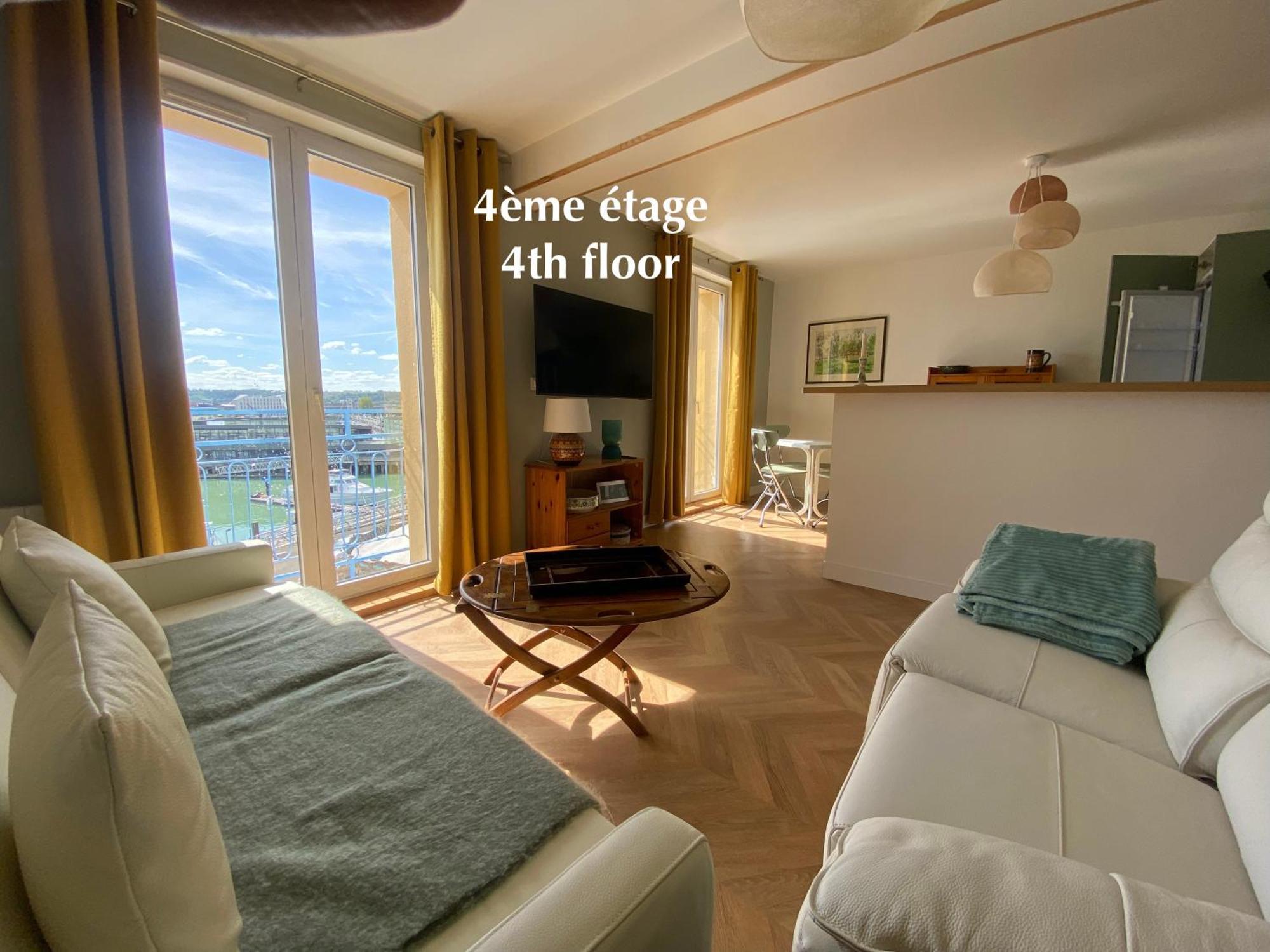 Etablissement 3 Etoiles Avec Ascenseur, 3 Appartements Lumineux Vue Port Avec Balcon, 200M De La Mer, Wifi Fibre, Tous Service Inclus Dieppe Esterno foto